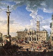Giovanni Paolo Pannini Rome, The Piazza and Church of Santa Maria Maggiore Germany oil painting artist